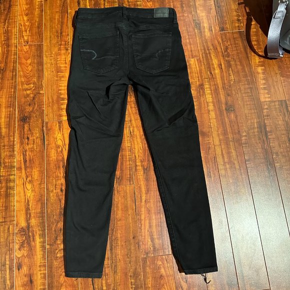 American Eagle Dream Jean - Hi-rise Jegging Crop Size 6 - Picture 3 of 7